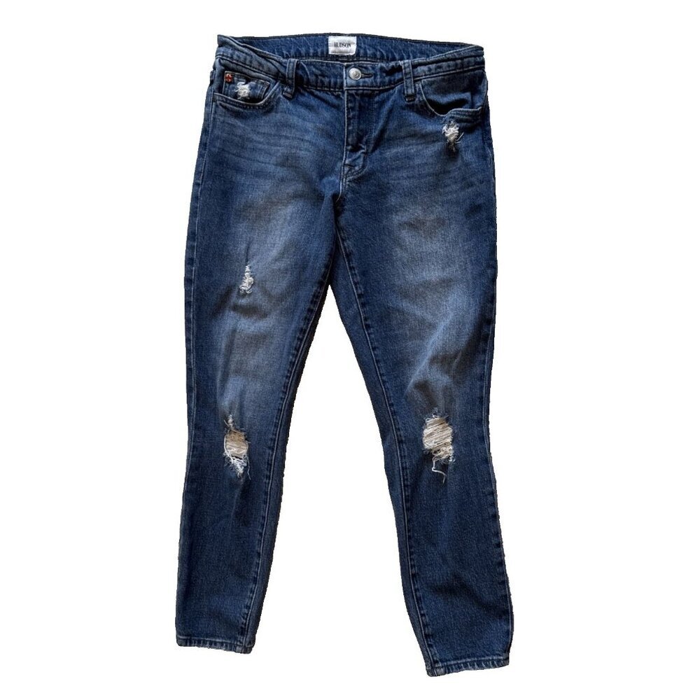 HUDSON Womens Krista Super Skinny Low Rise Blue Jeans Size 28 x 27,‎ Denim
